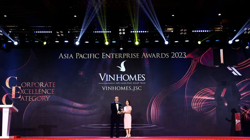 Vinhomes giành cú đúp tại Giải thưởng Doanh nghiệp châu Á 2023