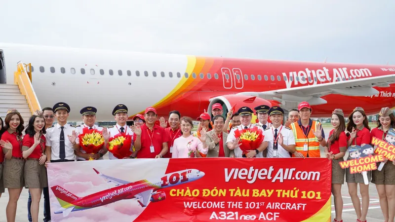 Liên tục nhận máy bay mới, Vietjet đón máy bay thứ 101