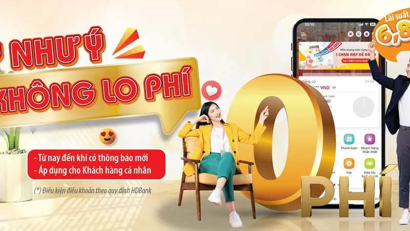 Đến HDBank vay như ý, không lo phí mùa cuối năm
