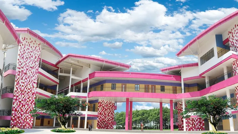 Cuối tuần năng động trải nghiệm Lễ hội Hạnh phúc tại khuôn viên xanh TH School Hòa Lạc