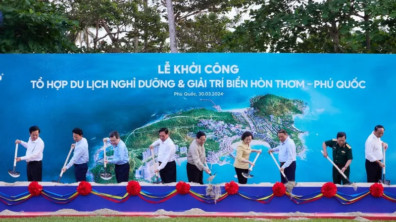 Sun Group khởi công tổ hợp du lịch nghỉ dưỡng và giải trí biển Hòn Thơm quy mô 50.000 tỷ đồng