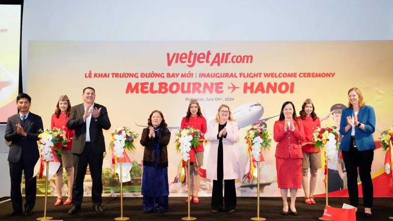 Vietjet khai trương đường bay giữa Melbourne và Hà Nội, vé hạng Thương gia chưa bao giờ tốt như thế!