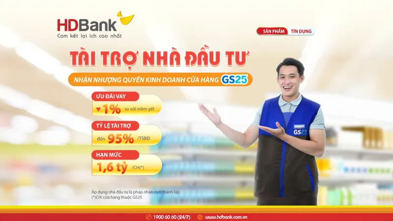 Hợp tác với GS25, HDBank tiếp tục phát triển mạnh mẽ mảng bán lẻ 