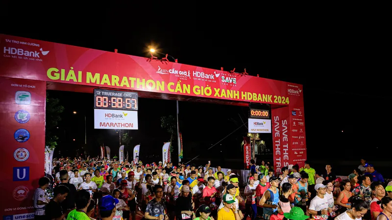 400 HDBank Runner tỏa sáng trên “Đường đua xanh” Green Cần Giờ Marathon HDBank 2024