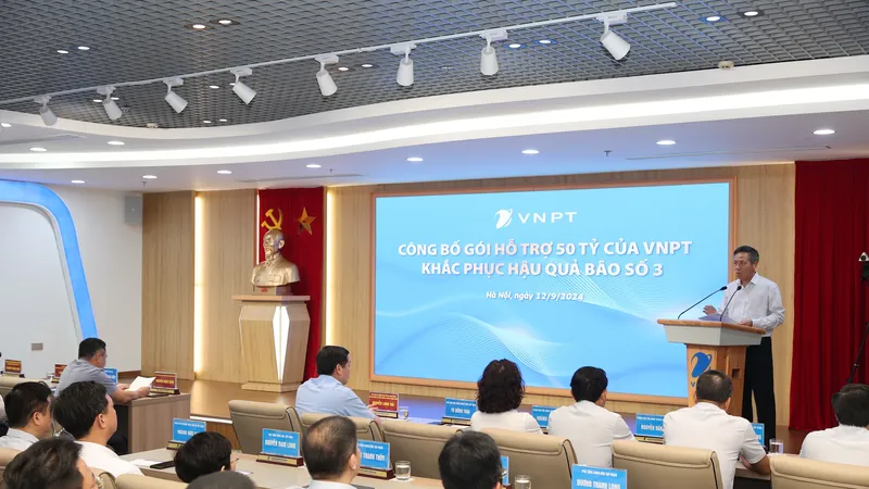 CBCNV VNPT đóng góp hỗ trợ khắc phục hậu quả cơn bão số 3 