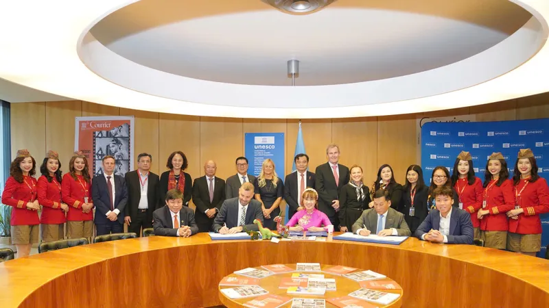 Tập đoàn SOVICO và UNESCO ký kết văn kiện hợp tác chiến lược 2025 - 2035 nhân chuyến thăm chính thức của Tổng Bí thư, Chủ tịch nước Tô Lâm tới UNESCO