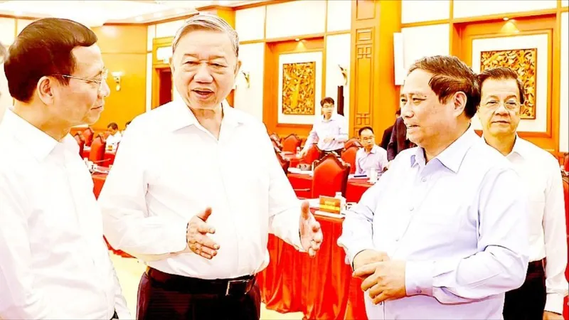 Tổng Bí thư Tô Lâm làm việc với Tiểu ban Kinh tế - Xã hội Đại hội XIV của Đảng