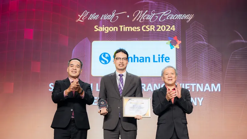 Shinhan Life Việt Nam đạt danh hiệu doanh nghiệp vì cộng đồng 2024