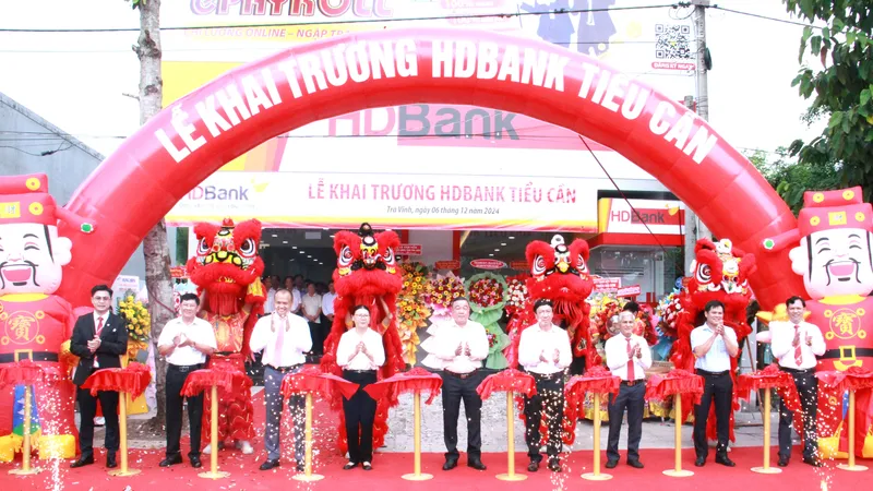 HDBank khai trương điểm giao dịch thứ 48 tại Đồng bằng Sông Cửu Long