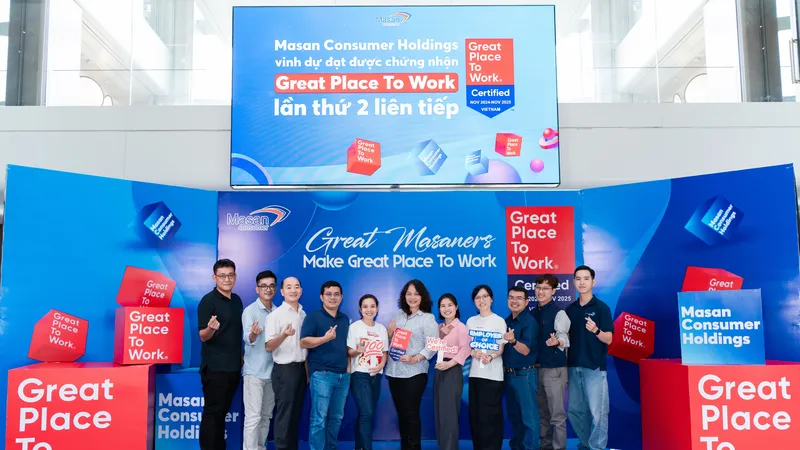 Masan Consumer Holdings 2 năm liên tiếp đạt “Great place to work”