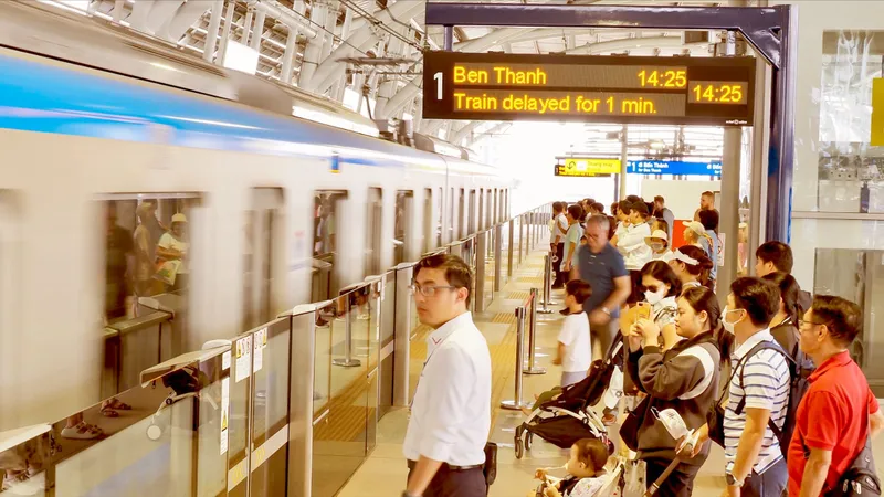 Chọn metro đi học, đi làm