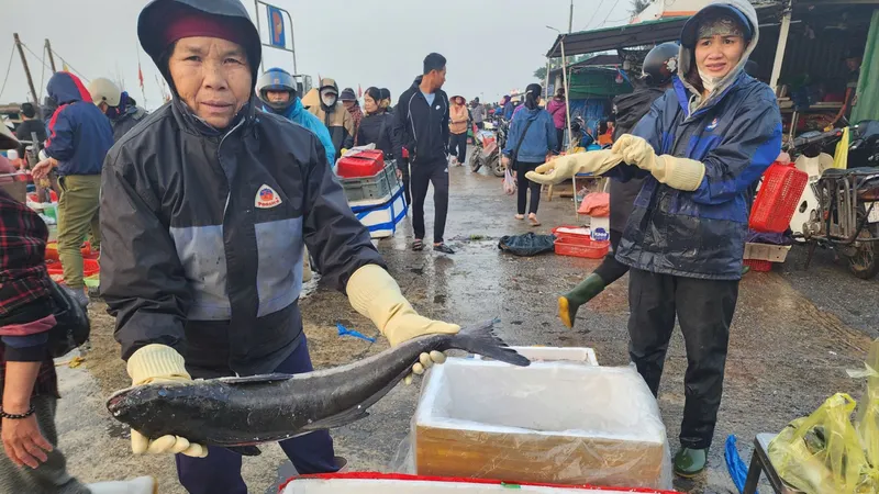 Làng biển miền Trung tất bật vào vụ tết