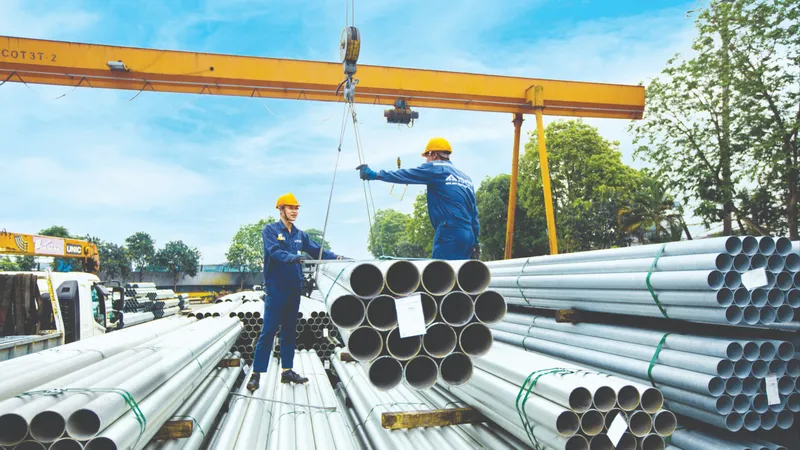 Ngành nhôm, thép chuyển hướng thị trường