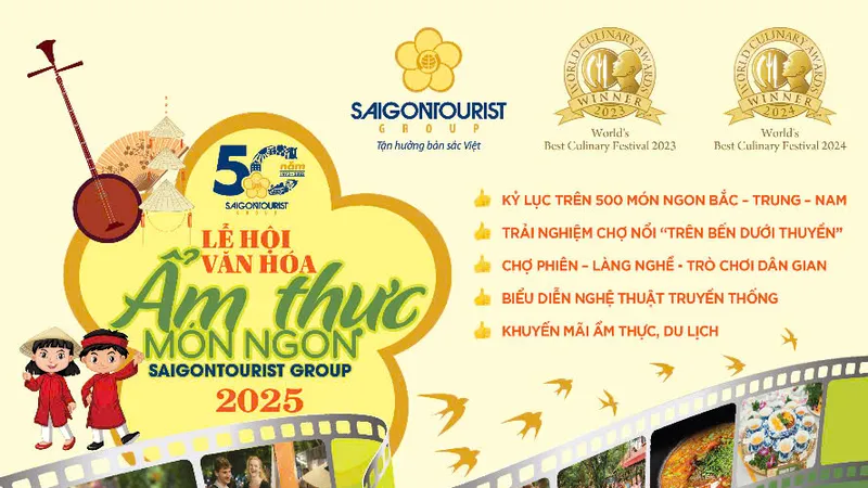 Ẩm thực Việt trên cả niềm đam mê của Saigontourist Group