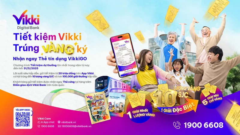 TPHCM khánh thành tuyến Metro số 1, Vikki Digital Bank cấp 100.000 thẻ miễn phí cho người dân