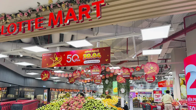 LOTTE Mart khuyến mại hơn 5.000 sản phẩm phục vụ người tiêu dùng dịp Đại lễ 30-4