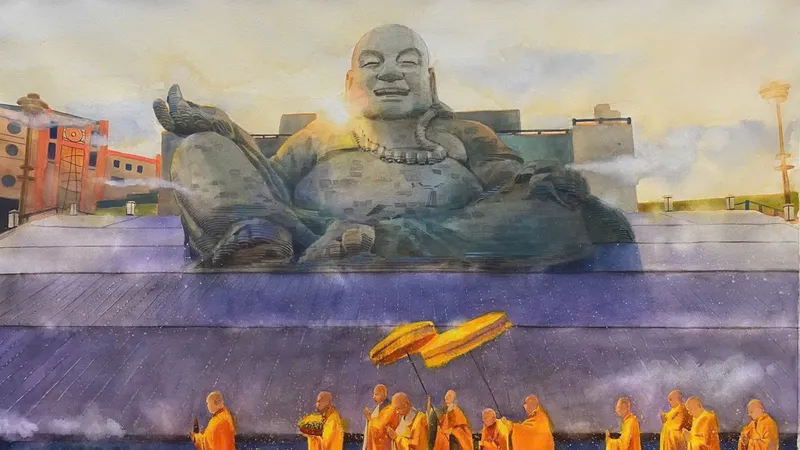 Đến núi Bà Đen tìm bình yên với triển lãm tranh “Về Ngộ”