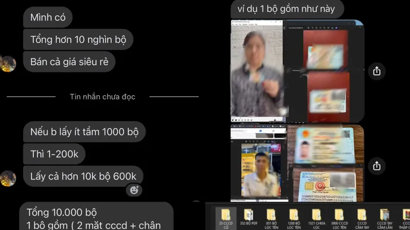 Phòng tránh lộ lọt thông tin cá nhân: Bát nháo chợ đen danh tính số