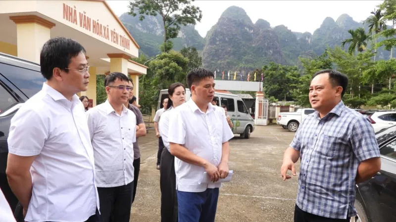 Lãnh đạo UBND tỉnh kiểm tra công tác chuẩn bị thực hiện chính quyền 2 cấp tại huyện Hữu Lũng