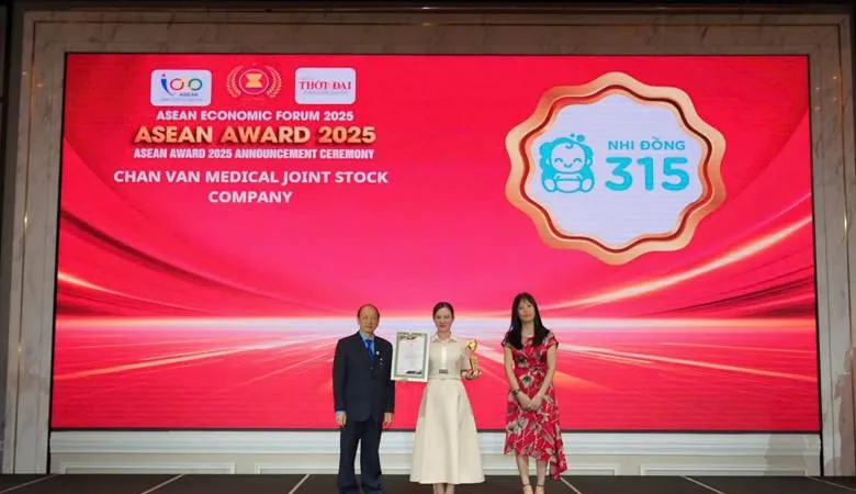 Hệ thống Y tế Nhi đồng 315 được vinh danh trong Diễn đàn kinh tế ASEAN