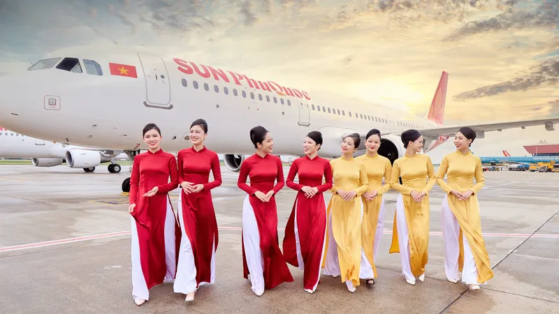 Ngắm dàn 3 tàu bay Airbus A321 hiện đại của Sun PhuQuoc Airways: sẵn sàng cất cánh vào tháng 11