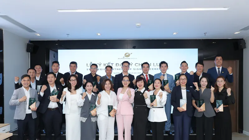 Sunshine Group ký kết hợp tác đại lý phân phối chiến lược cho các dự án tại miền Nam