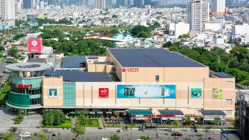 LOTTE MART đẩy mạnh chuyển đổi năng lượng xanh, hướng tới phát triển bền vững