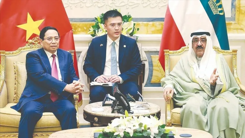 Việt Nam - Kuwait nâng tầm quan hệ chiến lược