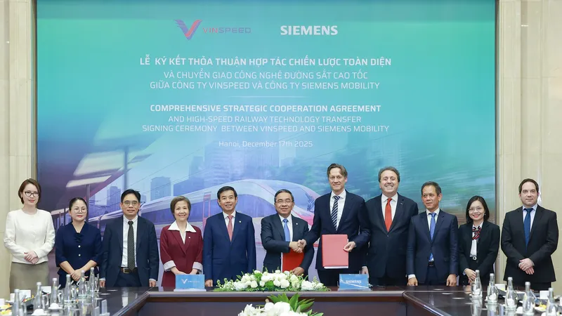 Siemens Mobility - “Gã khổng lồ” vừa ký thỏa thuận hợp tác chiến lược với VinSpeed “khủng” cỡ nào?