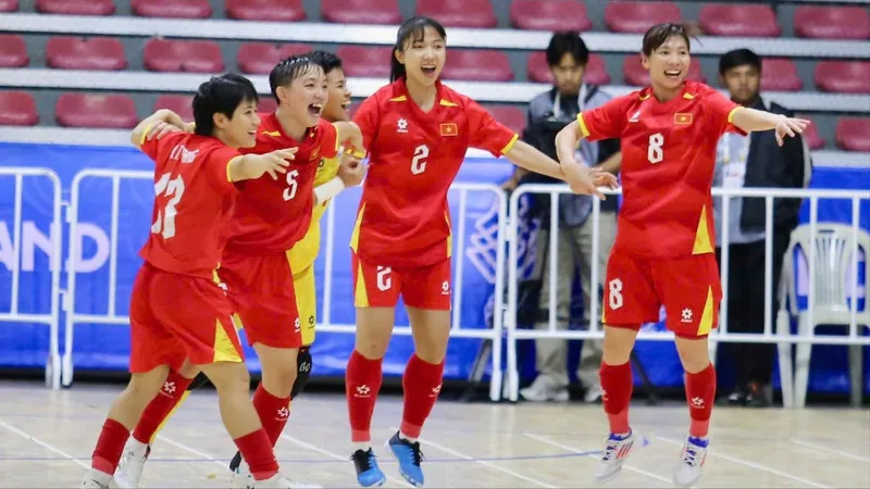 Dấu ấn lịch sử của futsal nữ Việt Nam