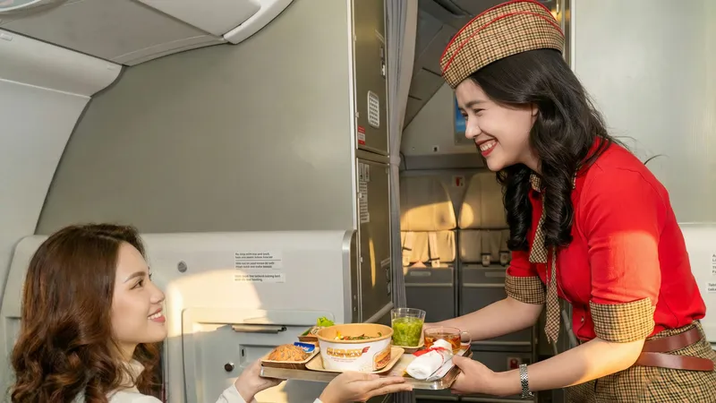 Thưởng thức trọn vị tết trên độ cao 10.000 mét cùng Vietjet