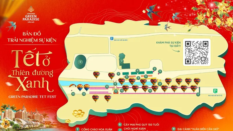 Check-in “cháy máy”, chơi vui hơn tết: Green Paradise Tet Fest thành điểm đến cho các cặp đôi mùa Valentine
