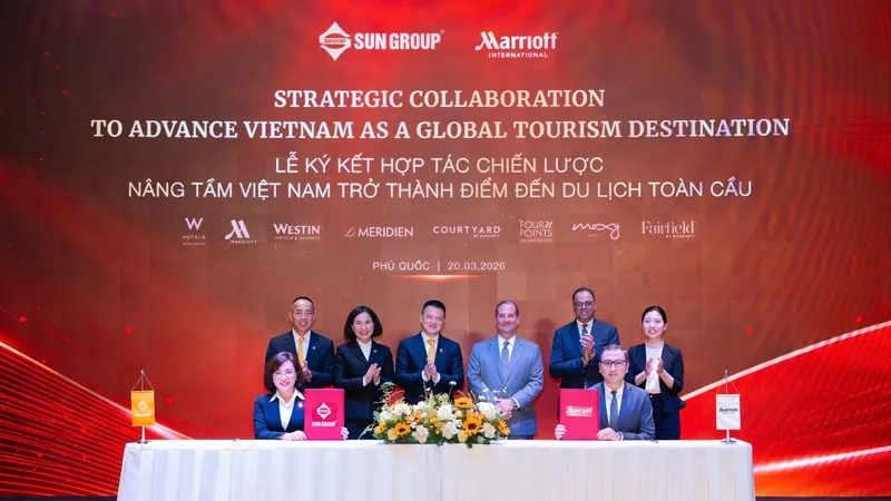 Sun Group – Marriott International ký kết hợp tác chiến lược, phát triển 10 khách sạn với 8 thương hiệu quốc tế tại Phú Quốc và Vũng Tàu