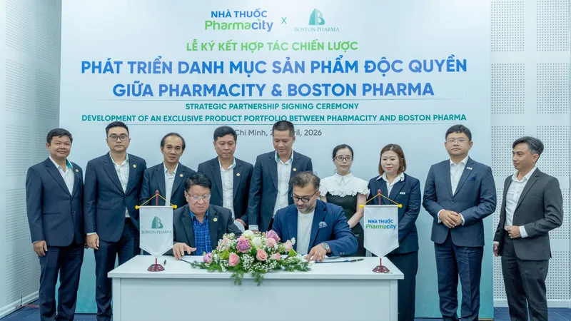 Pharmacity và Boston Pharma bắt tay chiến lược: Đưa dược phẩm tiêu chuẩn EU-GMP đến tay người tiêu dùng với giá thành hợp lý
