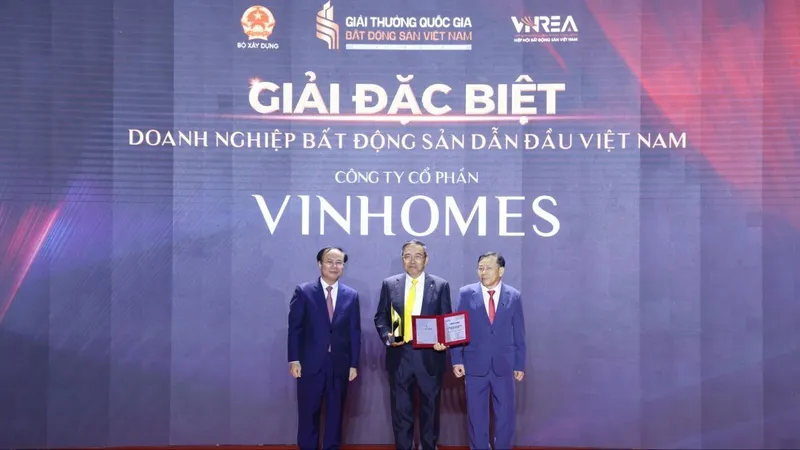Vinhomes nhận “siêu giải thưởng” – dẫn đầu thị trường bất động sản việt nam
