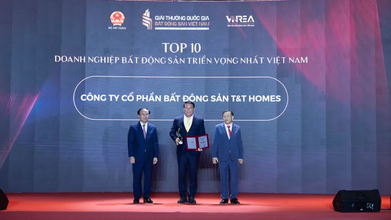 T&T Homes lập “cú đúp” tại Giải thưởng Quốc gia Bất động sản Việt Nam lần thứ II
