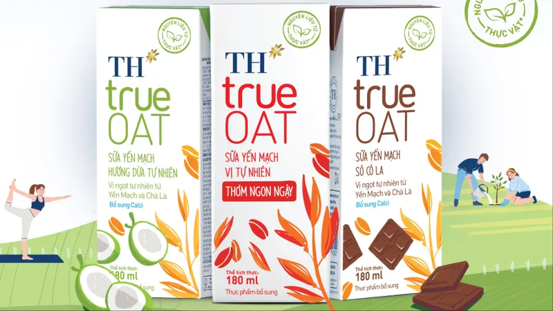 Tập đoàn TH ra mắt Sữa Yến Mạch Vị Tự Nhiên TH true OAT Creamy Thơm Ngon Ngậy