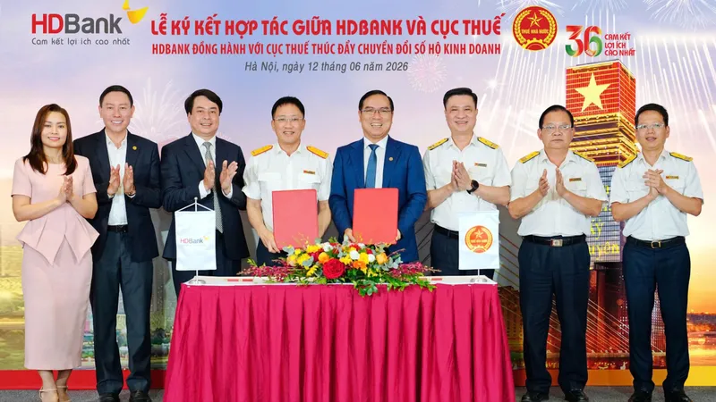 HDBank đồng hành cùng Cục Thuế thúc đẩy chuyển đổi số hộ kinh doanh