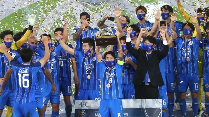 Ulsan Hyundai đang là nhà vô địch AFC Champions League. Ảnh: AFC