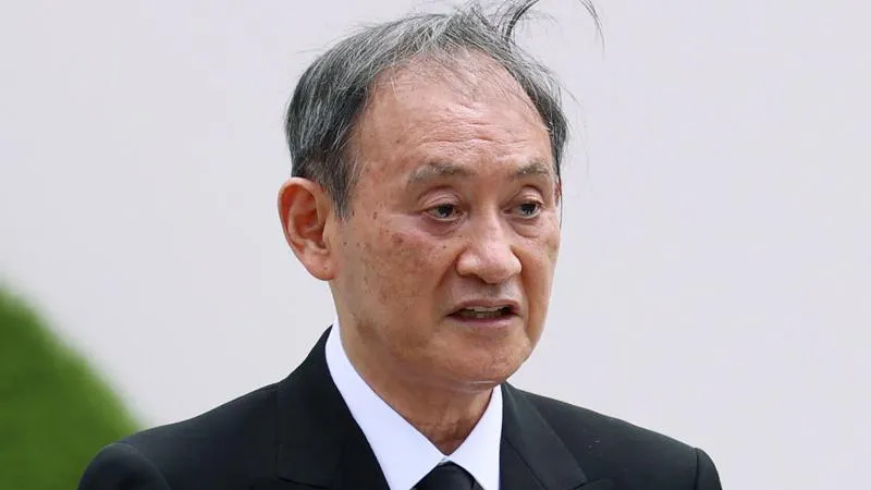 Thủ tướng Nhật Bản Yoshihide Suga đã gửi lời cảm ơn đến người dân đã cùng chung tay đưa Olympic Tokyo về đích an toàn. Ảnh: AP