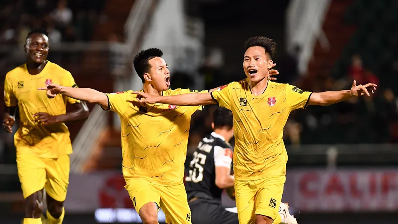 Hải Phòng đã có chiến thắng đầu tiên ở V-League 2023. ẢNH: DŨNG PHƯƠNG 