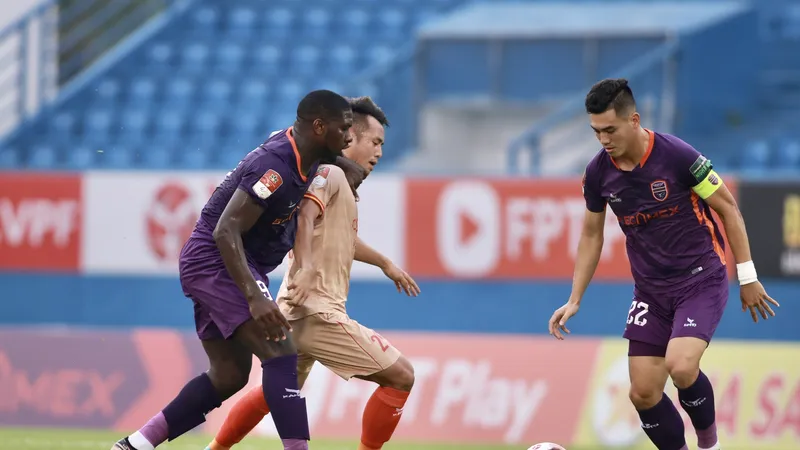 Tiến Linh vẫn chưa có được bàn thắng nào sau 7 trận đấu ở V-League 2023. 