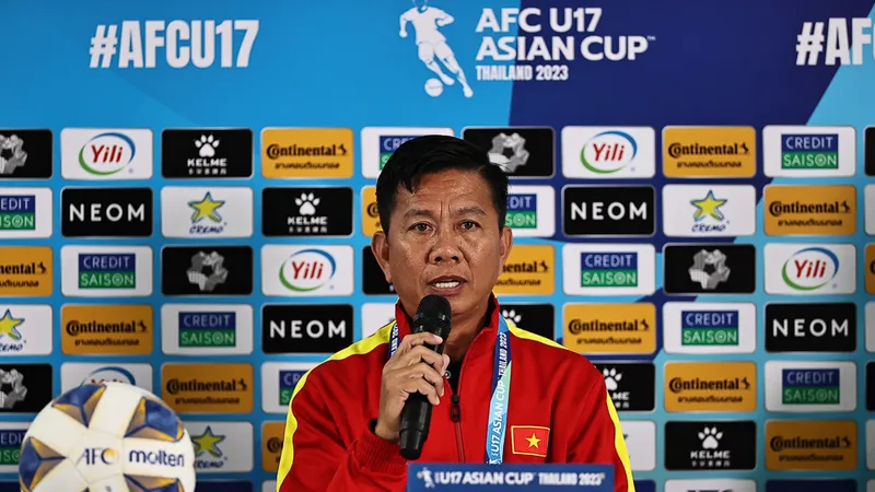 HLV Hoàng Anh Tuấn tự tin vào các tuyển thủ U17 Việt Nam trước vòng chung kết U17 châu Á 2023. 