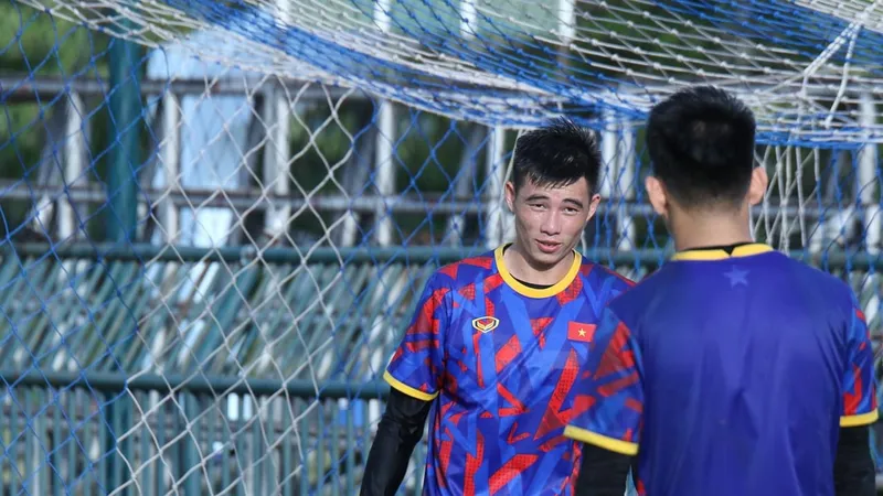 Thủ môn Quan Văn Chuẩn được bầu làm đội trưởng U23 Việt Nam.