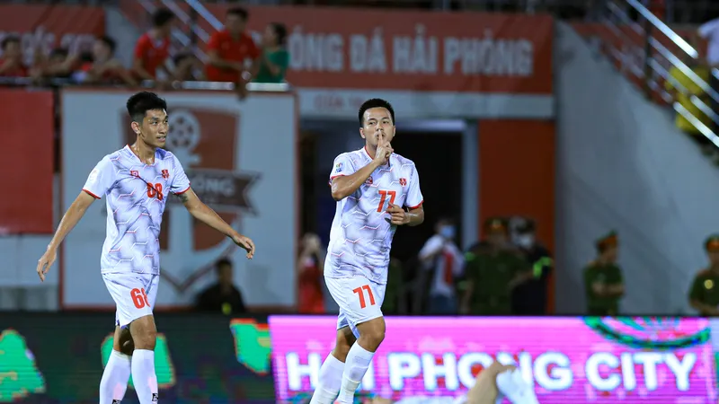 Hải Phòng khởi đầu hanh thông ở AFC Cup 2023-24. ẢNH: MINH HOÀNG 