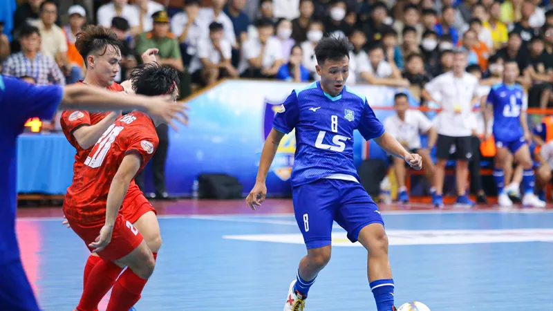 Tuyển thủ Nguyễn Minh Trí giúp Thái Sơn Nam TPHCM khởi đầu thuận lợi ở Futsal Cúp quốc gia 2023.