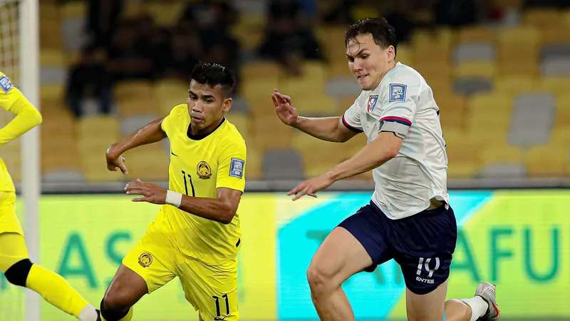 Malaysia không thể tạo ra bất ngờ tại vòng loại thứ hai World Cup 2026. ẢNH: FAM 