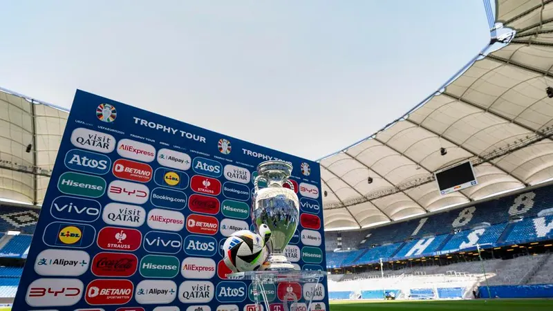 EURO 2024 thu hút nhiều nhãn hàng tài trợ nổi tiếng trên thế giới đồng hành. ẢNH: UEFA 