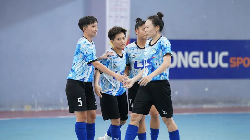 Đội tuyển Futsal nữ Việt Nam hội quân đợt 1-2024 với toàn bộ 15 cầu thủ thuộc biên chế Thái Sơn Nam TPHCM. ẢNH: ANH TRẦN 