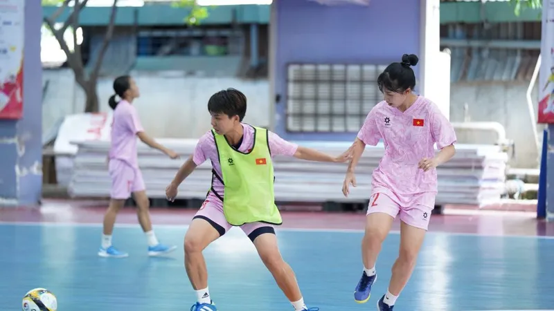 Đội tuyển Futsal nữ Việt Nam sắp được cọ xát với các đối thủ mạnh tại châu Á. ẢNH: ANH TRẦN 